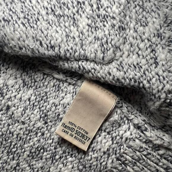 Ll bean grey cardigan sweater - Picture 3 of 3
